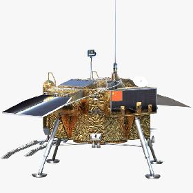 Chang'e 4 Lunar Lander 3D model